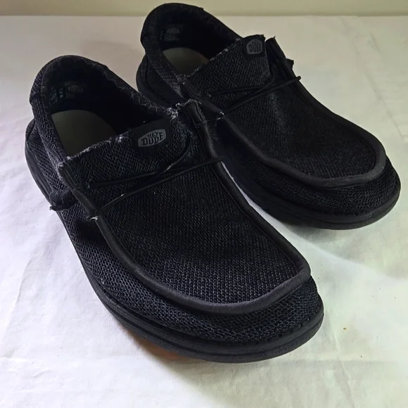 Hey Dude | Shoes | Hey Dude Mens Black Shoes | Poshmark display picture 3